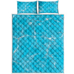 Pool Water Surface Print Quilt Bed Set