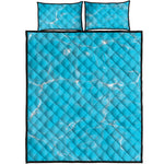 Pool Water Surface Print Quilt Bed Set