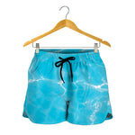 Pool Water Surface Print Women's Shorts