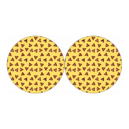 Poop Emoji Pattern Print Car Coasters