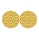 Poop Emoji Pattern Print Car Coasters