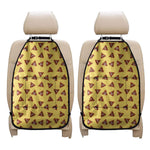 Poop Emoji Pattern Print Car Seat Organizers