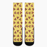 Poop Emoji Pattern Print Crew Socks