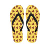 Poop Emoji Pattern Print Flip Flops