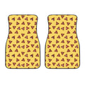 Poop Emoji Pattern Print Front Car Floor Mats