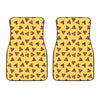 Poop Emoji Pattern Print Front Car Floor Mats