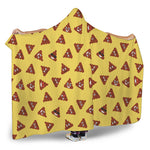 Poop Emoji Pattern Print Hooded Blanket