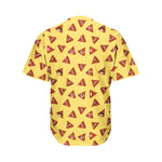 Poop Emoji Pattern Print Men's Baseball Jersey