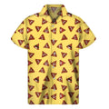 Poop Emoji Pattern Print Men's Short Sleeve Shirt