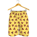 Poop Emoji Pattern Print Men's Shorts