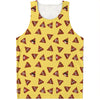 Poop Emoji Pattern Print Men's Tank Top