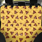 Poop Emoji Pattern Print Pet Car Back Seat Cover