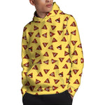 Poop Emoji Pattern Print Pullover Hoodie