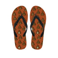 Poop Emoticons Pattern Print Flip Flops