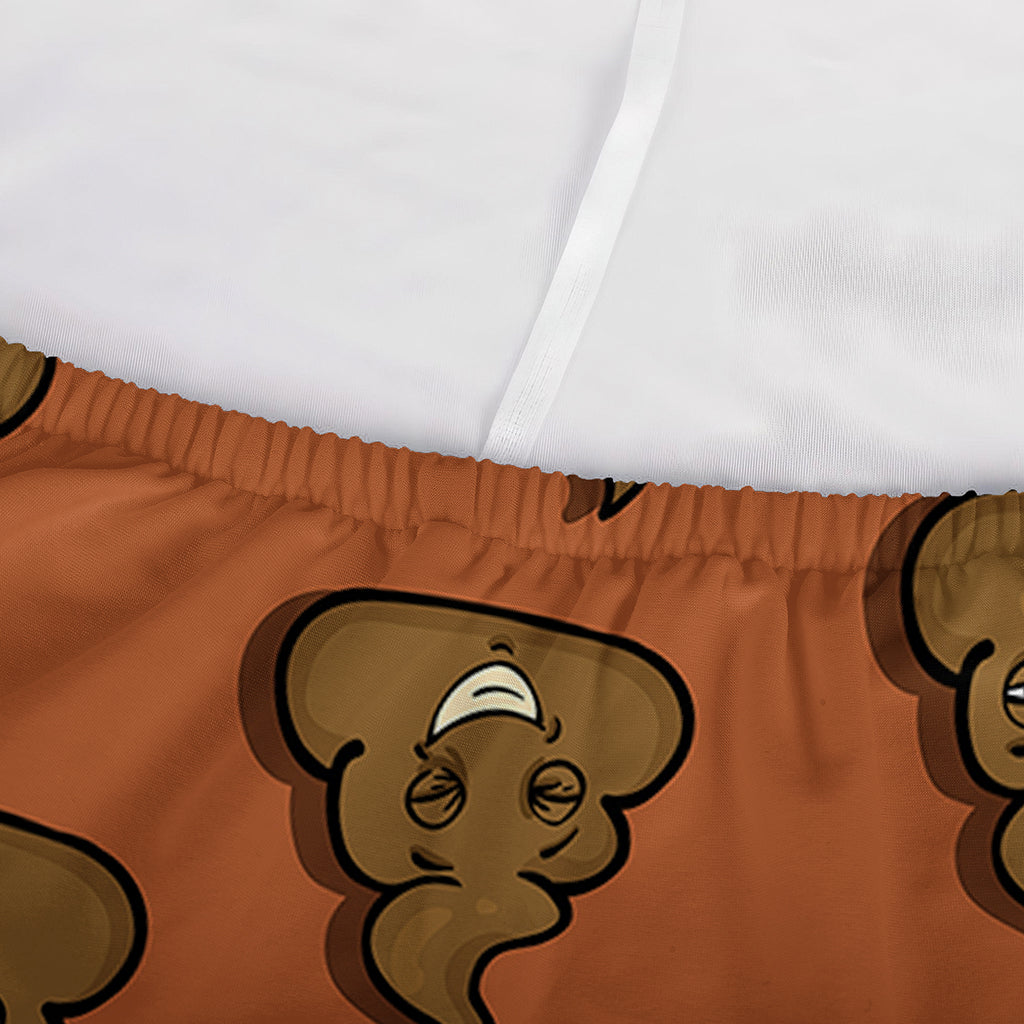 Poop Emoticons Pattern Print Sofa Cover