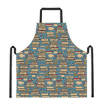 Pop Art Books Pattern Print Apron