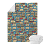 Pop Art Books Pattern Print Blanket