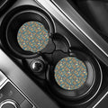Pop Art Books Pattern Print Car Coasters