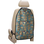 Pop Art Books Pattern Print Car Seat Organizers