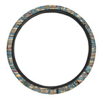 Pop Art Books Pattern Print Car Steering Wheel Cover