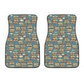 Pop Art Books Pattern Print Front Car Floor Mats