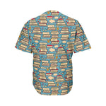 Pop Art Books Pattern Print Men's Baseball Jersey