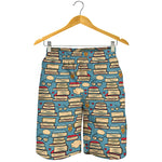 Pop Art Books Pattern Print Men's Shorts