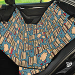 Pop Art Books Pattern Print Pet Car Back Seat Cover