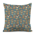 Pop Art Books Pattern Print Pillow Cover