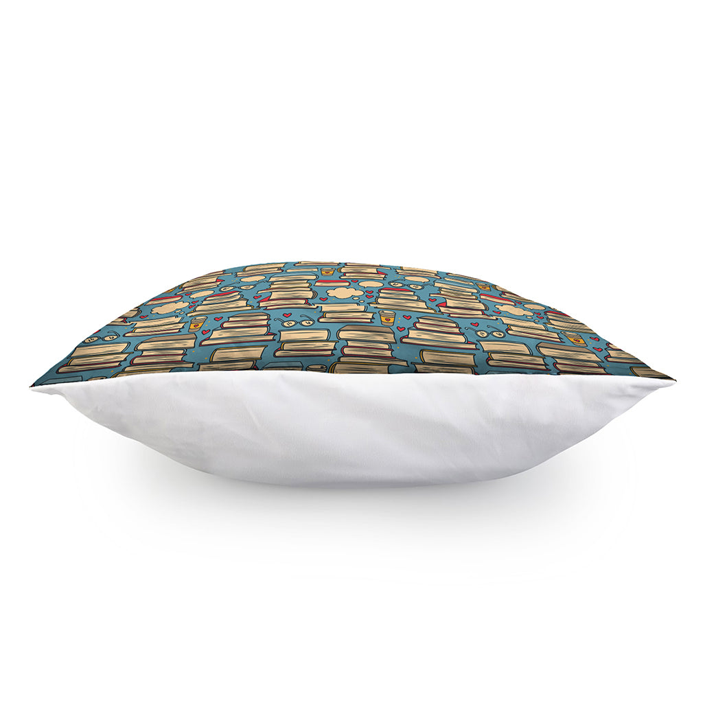 Pop Art Books Pattern Print Pillow Cover