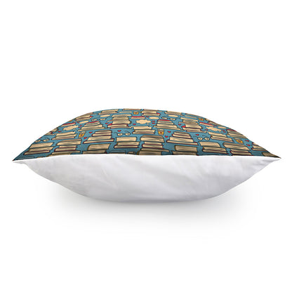Pop Art Books Pattern Print Pillow Cover