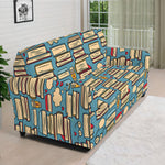 Pop Art Books Pattern Print Sofa Cover