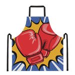 Pop Art Boxing Gloves Print Apron