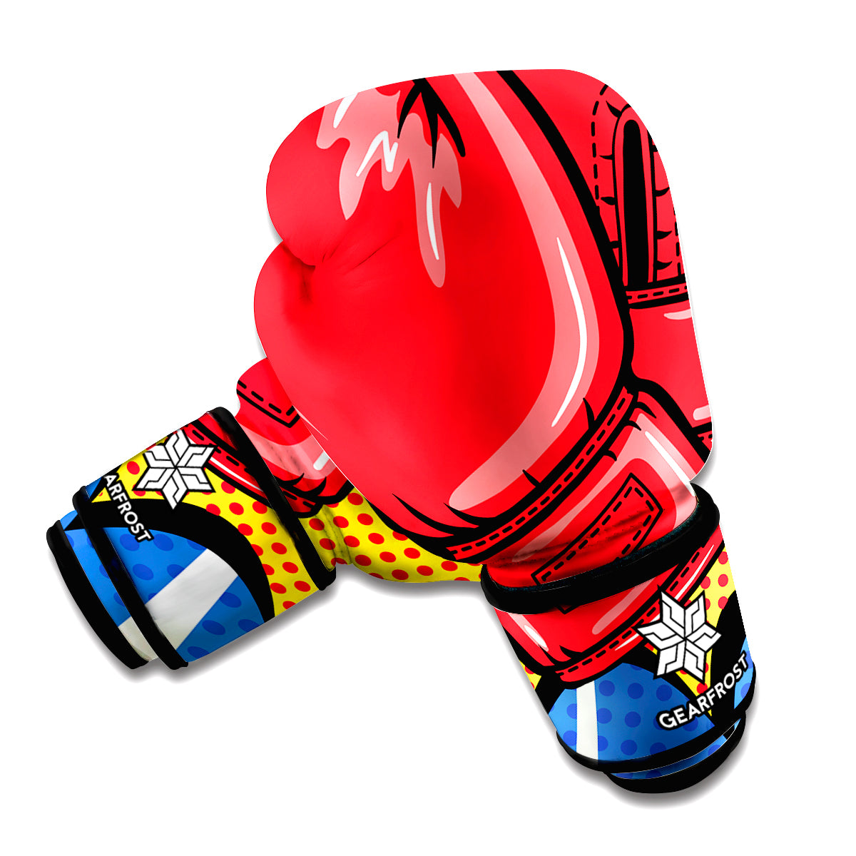 Pop Art Boxing Gloves Print Boxing Gloves GearFrost