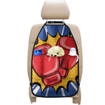 Pop Art Boxing Gloves Print Car Seat Organizers