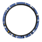 Pop Art Boxing Gloves Print Car Steering Wheel Cover