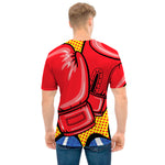 Pop Art Boxing Gloves Print Men's T-Shirt
