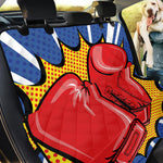 Pop Art Boxing Gloves Print Pet Car Back Seat Cover