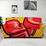 Pop Art Boxing Gloves Print Sofa Cover