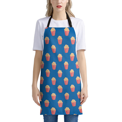 Popcorn Box Pattern Print Apron