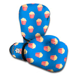 Popcorn Box Pattern Print Boxing Gloves