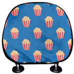 Popcorn Box Pattern Print Car Headrest Covers