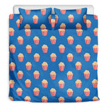 Popcorn Box Pattern Print Duvet Cover Bedding Set