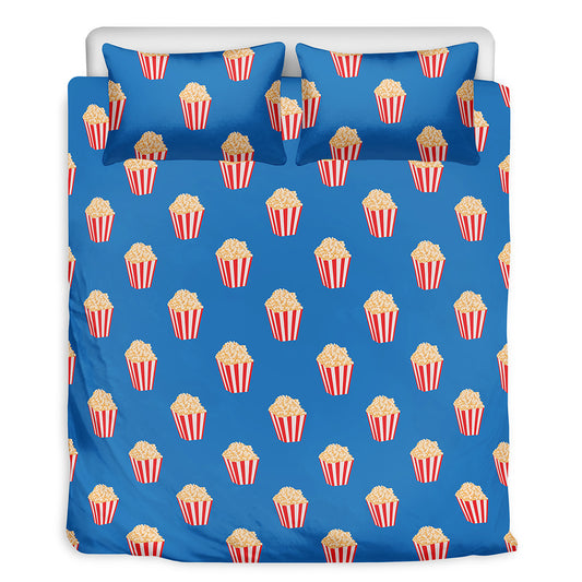 Popcorn Box Pattern Print Duvet Cover Bedding Set