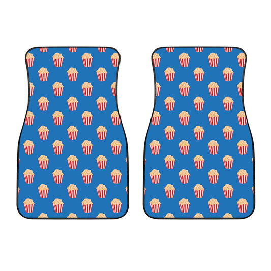 Popcorn Box Pattern Print Front Car Floor Mats