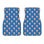 Popcorn Box Pattern Print Front Car Floor Mats