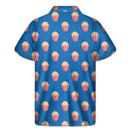 Popcorn Box Pattern Print Men's Short Sleeve Shirt