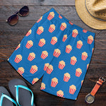 Popcorn Box Pattern Print Men's Shorts