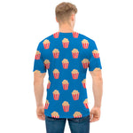 Popcorn Box Pattern Print Men's T-Shirt
