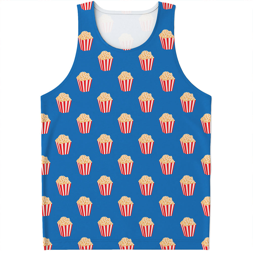 Popcorn Box Pattern Print Men's Tank Top